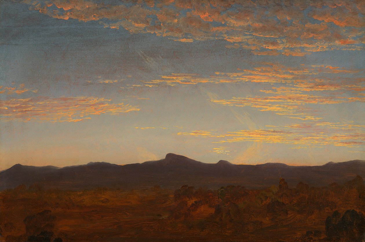 Estudio para Catskill Creek, c. 1844-1845 de Thomas Cole