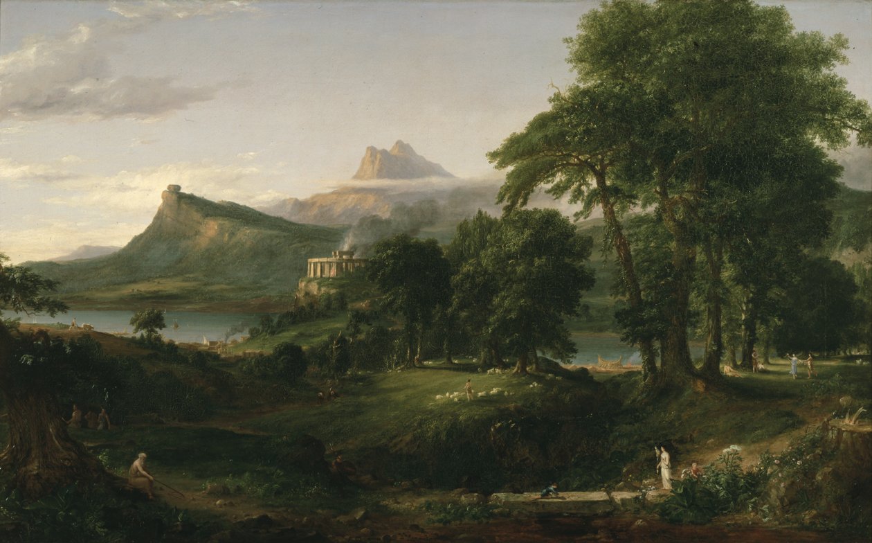 El curso del imperio: El estado arcadio o pastoral de Thomas Cole