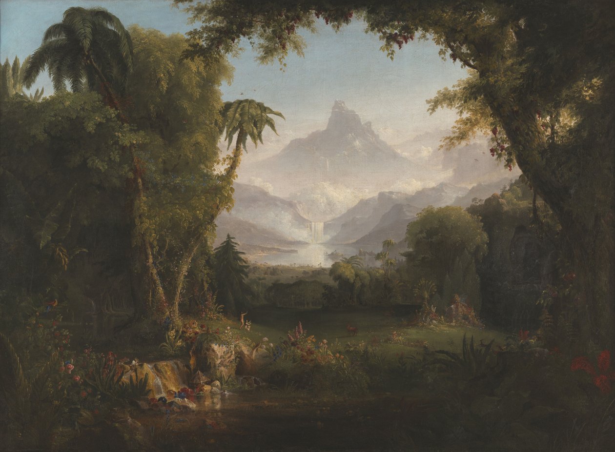 El Jardín del Edén  de Thomas Cole