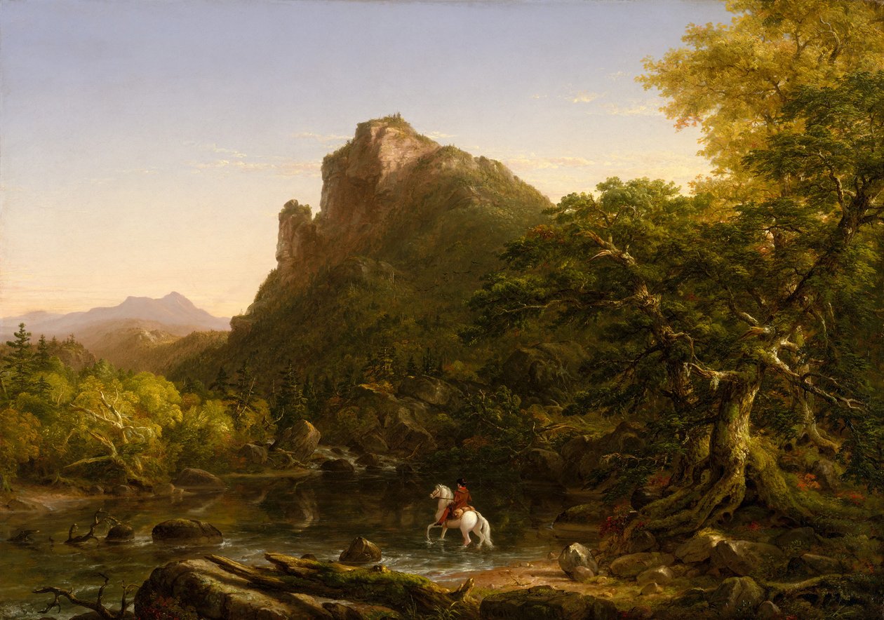 El vado de la montaña, 1846 de Thomas Cole