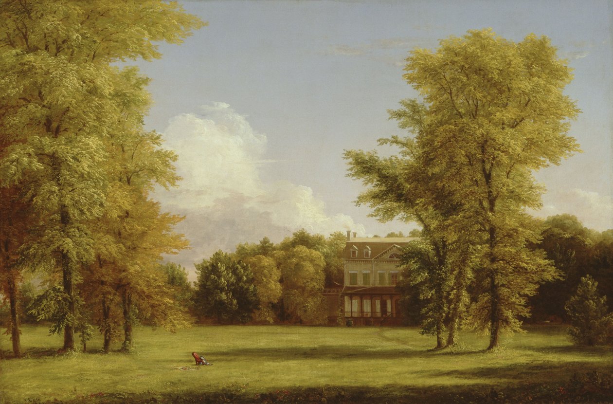 La mansión Van Rensselaer de Thomas Cole