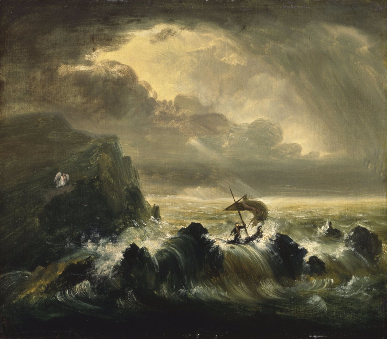 El viaje de la vida: La infancia (estudio) de Thomas Cole