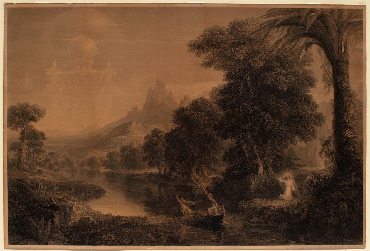 El viaje de la vida, II, juventud de Thomas Cole