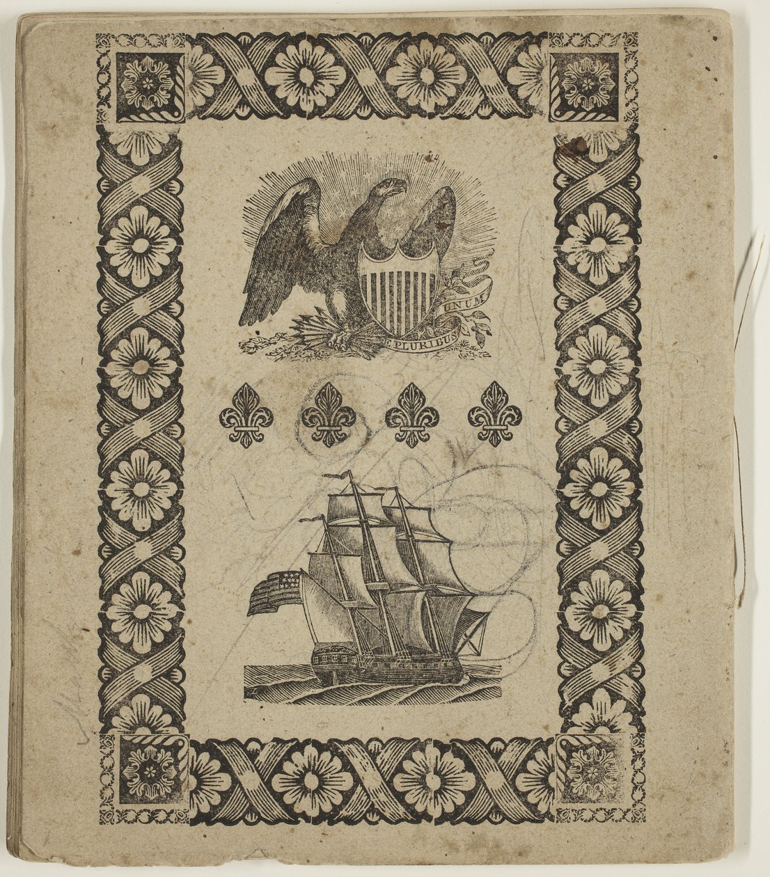 Sin título ("Extractos de El arte de colorear"), c.1825 (pluma y tinta sobre papel) de Thomas Cole