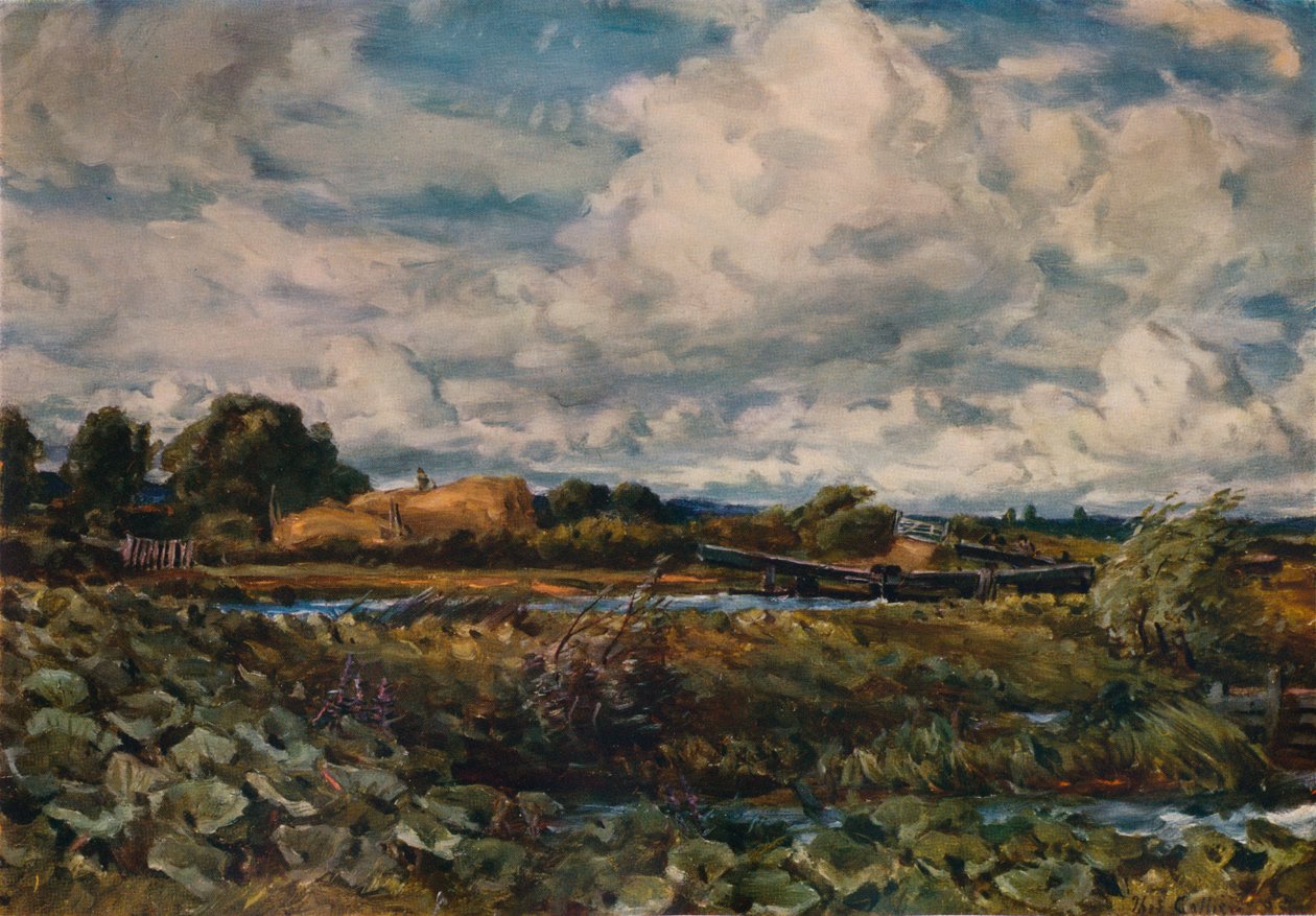 Cerradura en el Kennet, 1889 de Thomas Collier