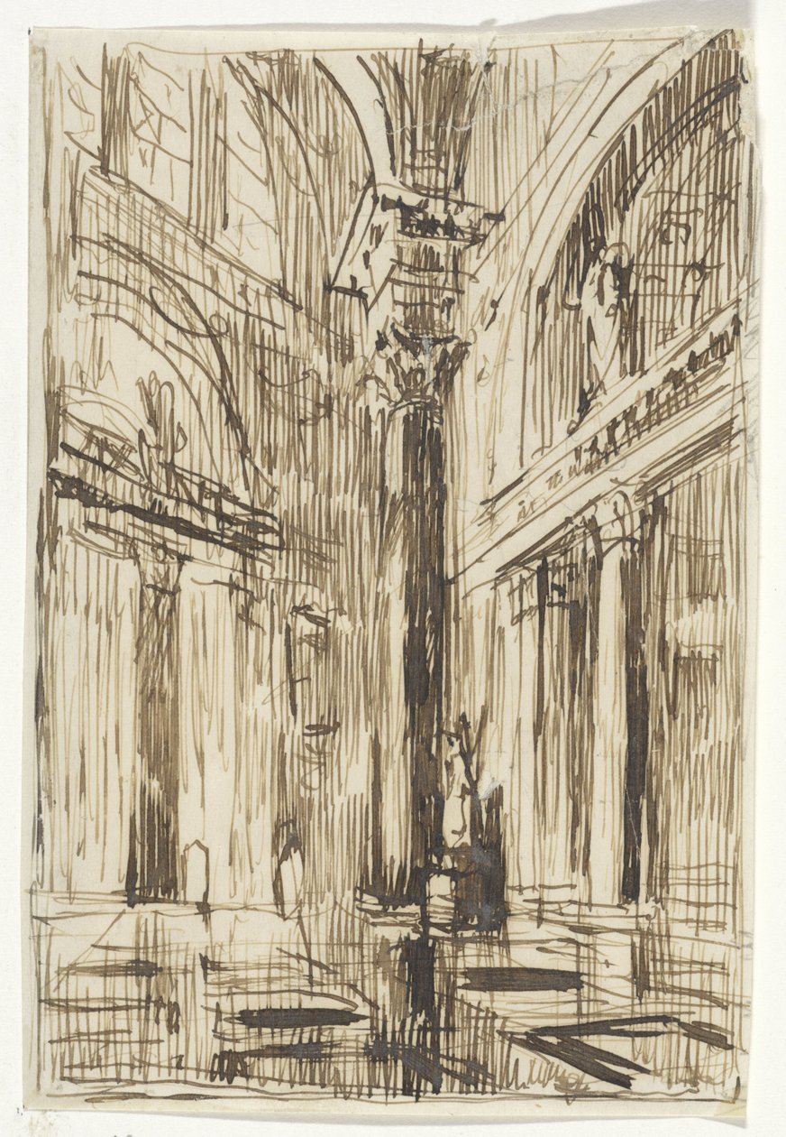 Interior de una iglesia en Roma de Thomas Cool