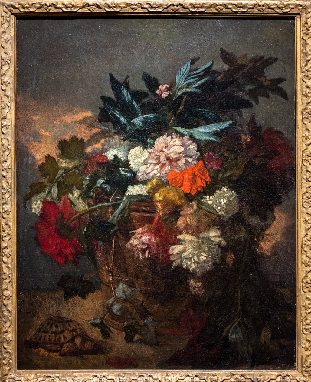Bouquet de fleurs, c 1862 o 1871 (Óleo sobre lienzo) de Thomas Couture