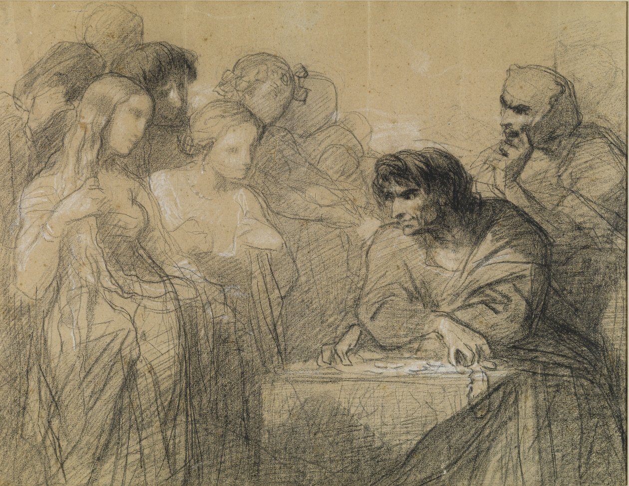 El amor por el oro (La sed de oro) (estudio) de Thomas Couture