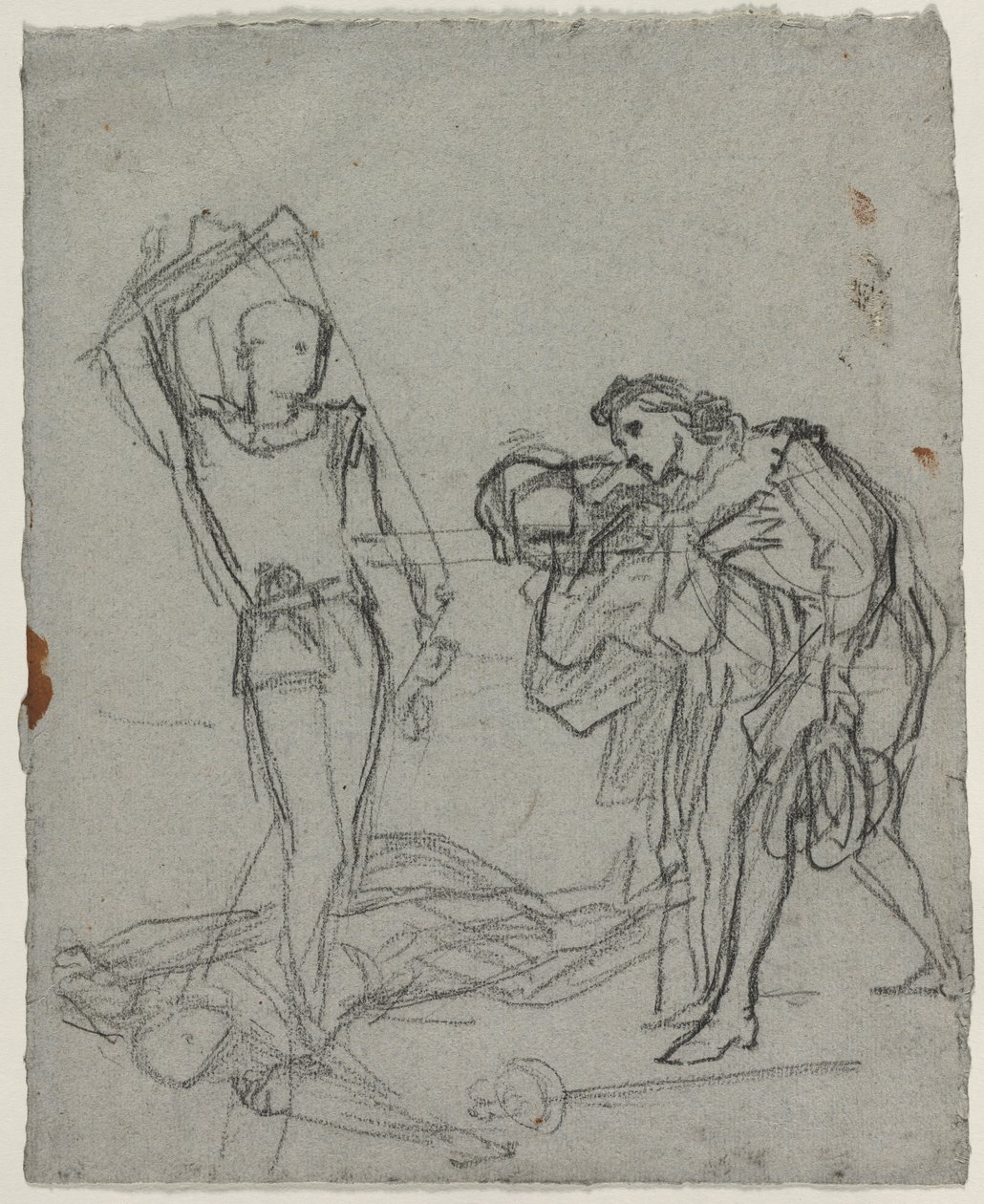 Duelo después del baile de máscaras, c. 1857 de Thomas Couture