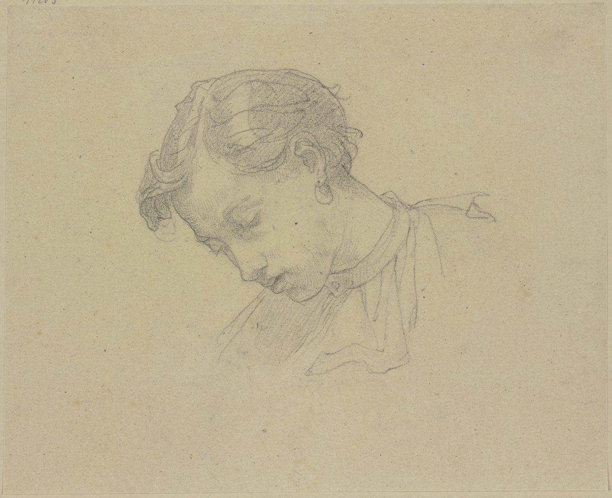 Cabeza de un joven de Thomas Couture