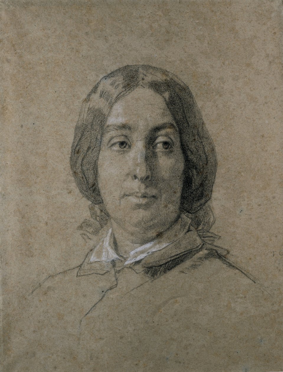 Retrato de George Sand de Thomas Couture