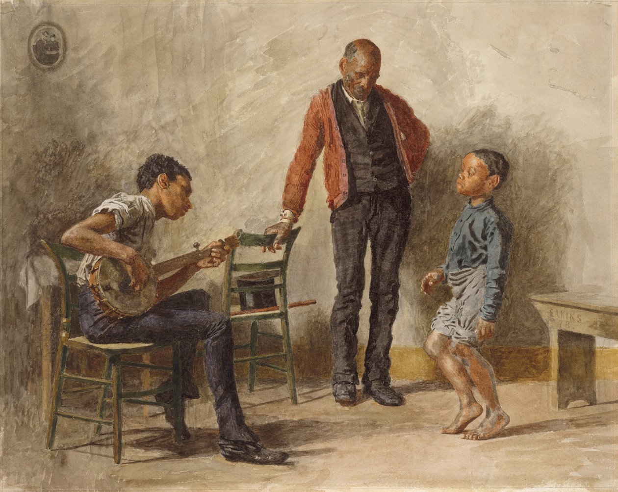 La lección de baile de Thomas Cowperthwait Eakins
