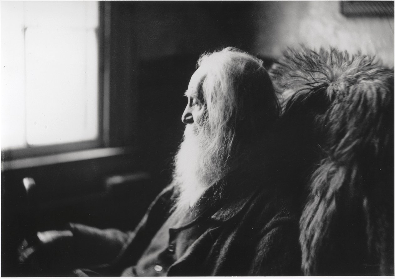 Walt Whitman en Camden, N.J., c.1891 (impresión en plata sobre papel) de Thomas Cowperthwait Eakins