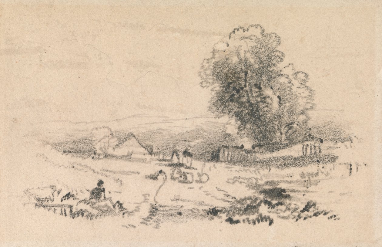 El camino a la aldea de Thomas Creswick