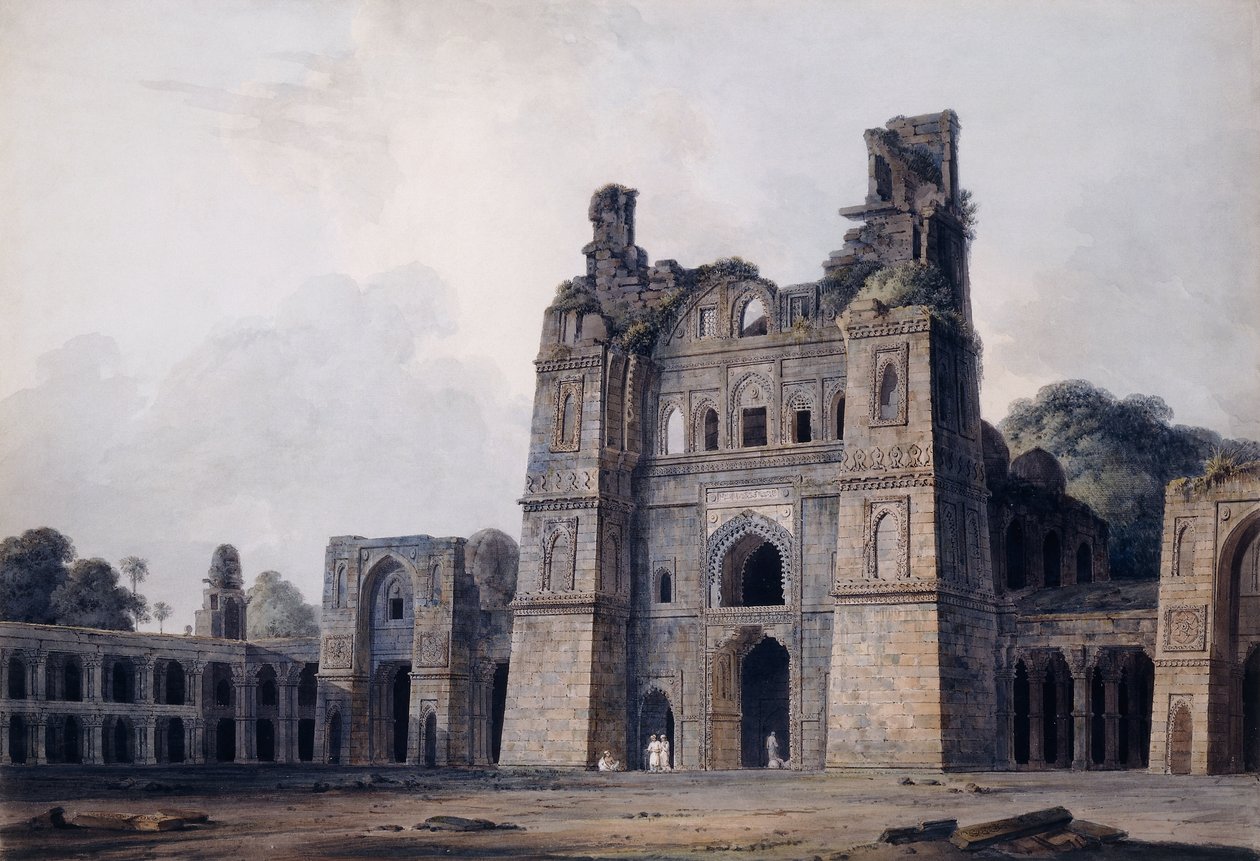 La Mezquita Atala, Jaunpur, Uttar Pradesh de Thomas Daniell