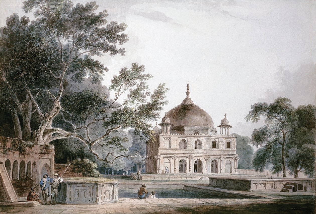 El mausoleo del príncipe Khusrau, Allahabad, Uttar Pradesh de Thomas Daniell