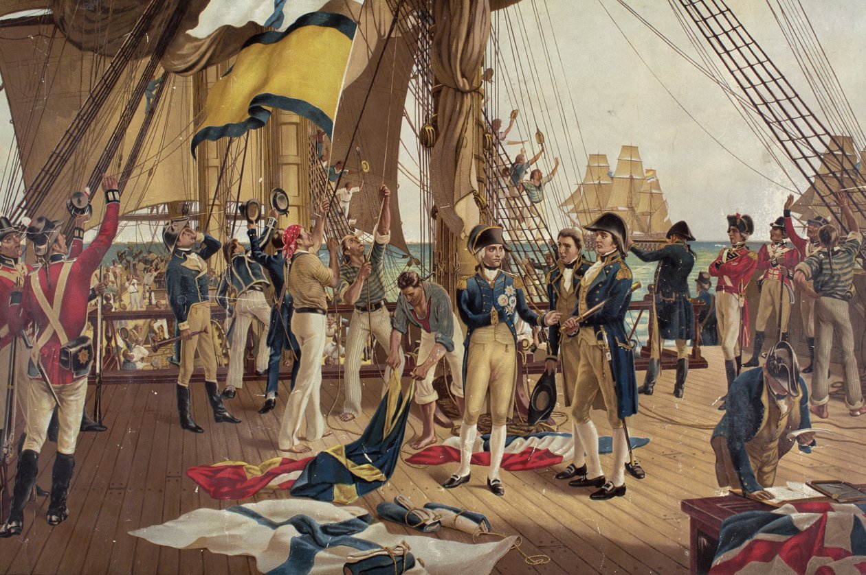 La última señal de Nelson en Trafalgar de Thomas Davidson