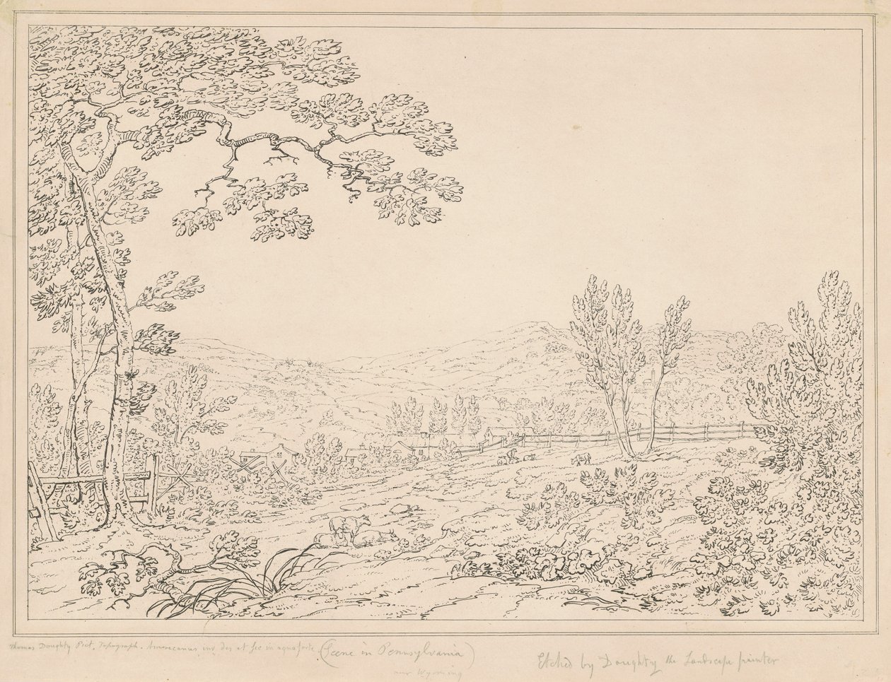 Paisaje de Pensilvania de Thomas Doughty