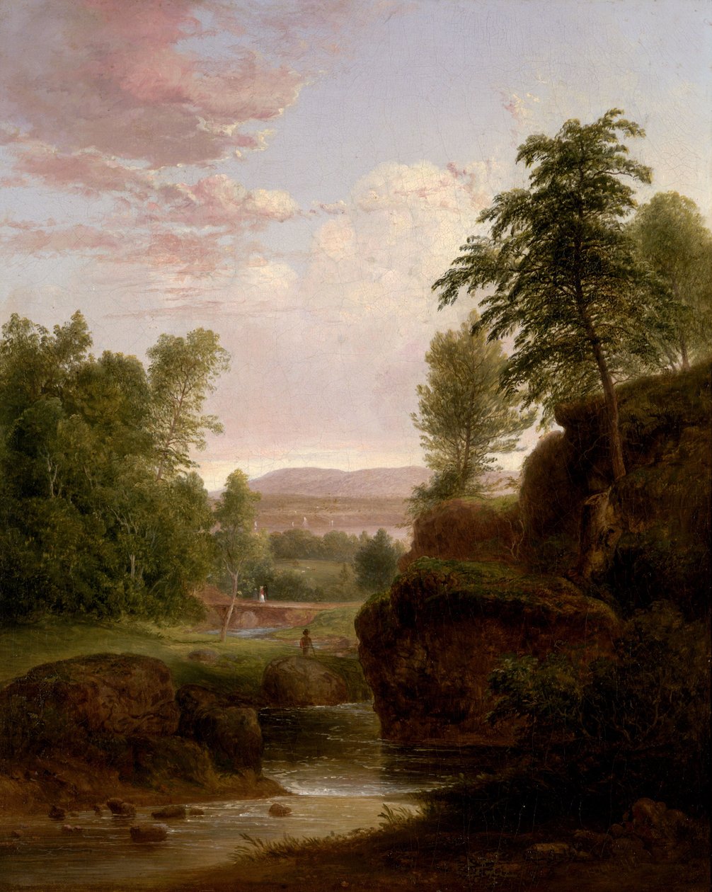 Vista hacia el río Hudson de Thomas Doughty