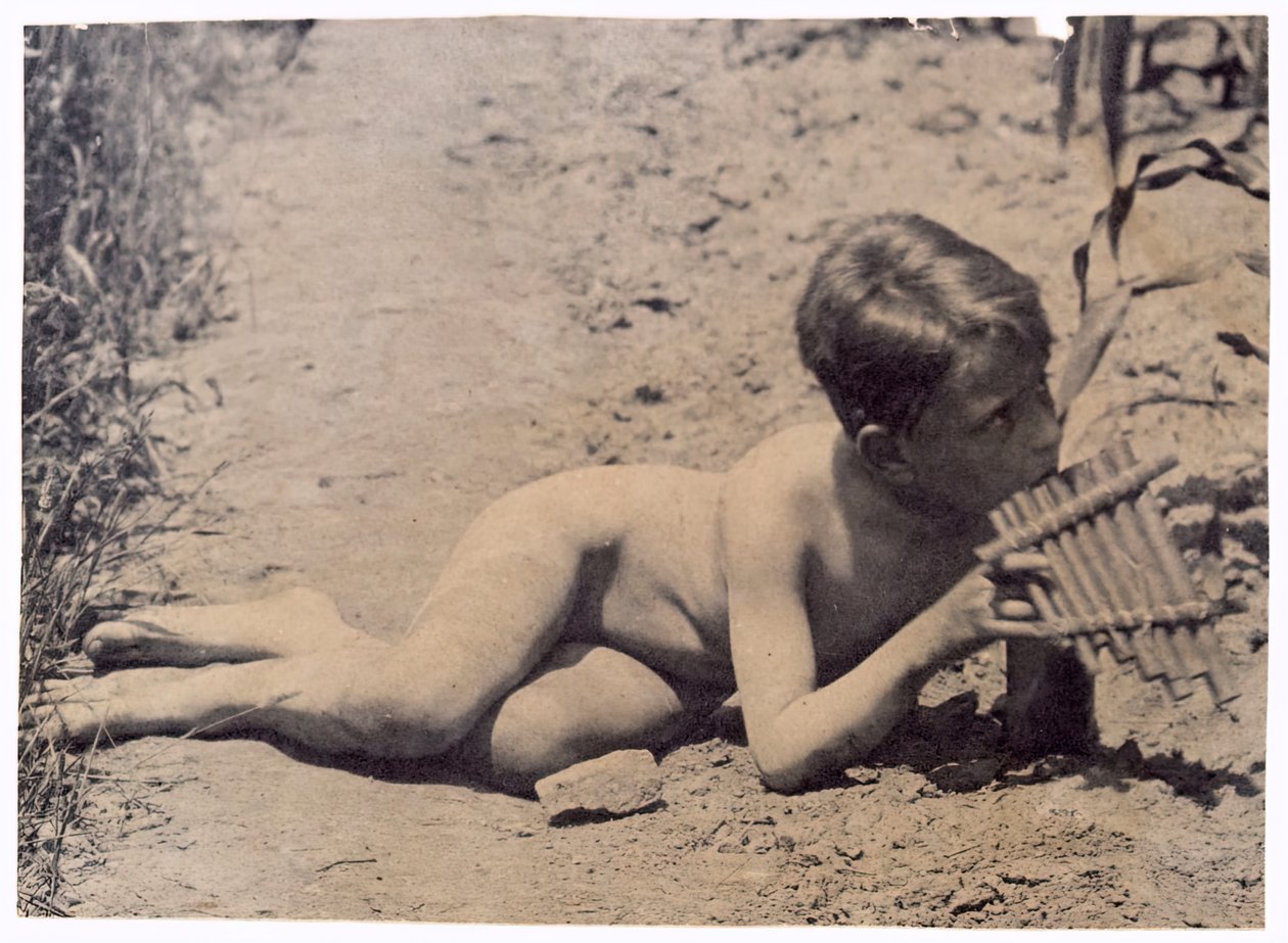 Ben Crowell Estudio para Arcadia, c. 1883 de Thomas Eakins