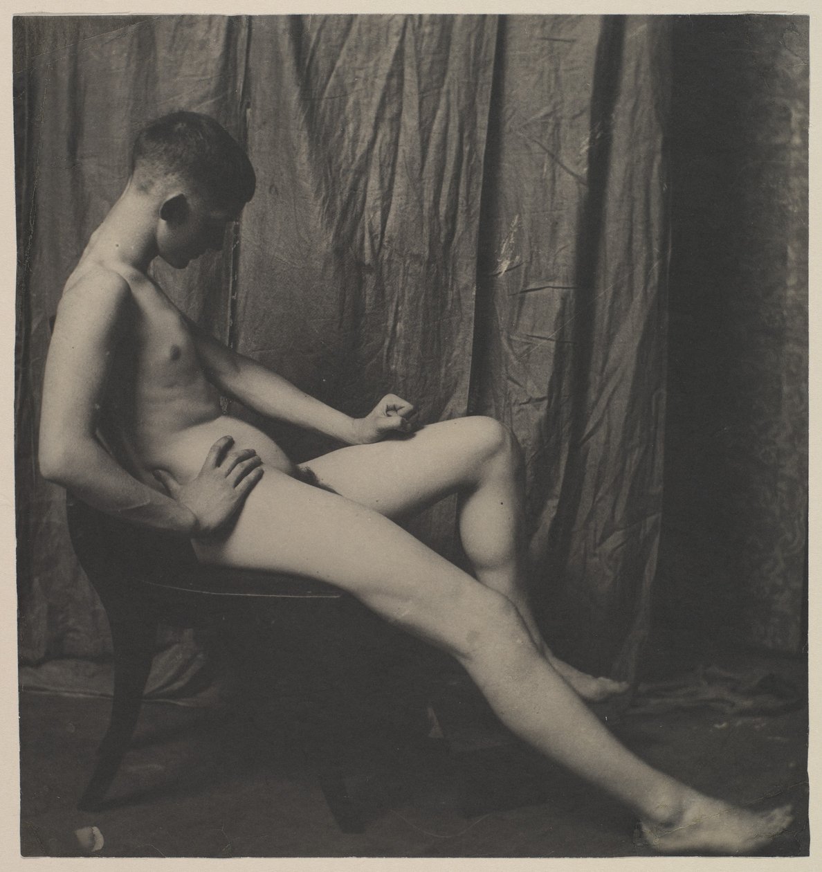 Desnudo de Bill Duckett, en la Art Students’ League de Filadelfia de Thomas Eakins