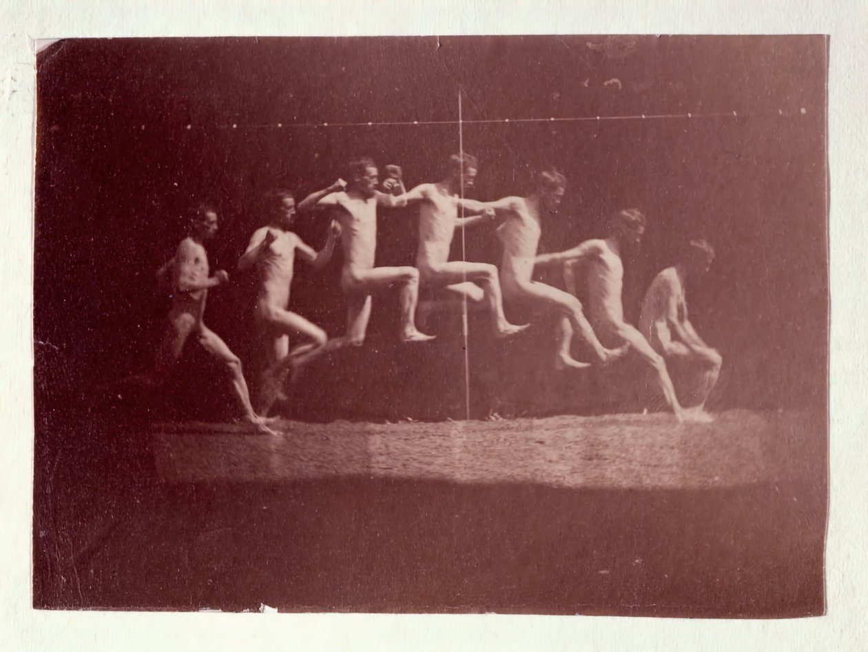 Fotografías de la rueda de Marey de George Reynolds, 1884 de Thomas Eakins