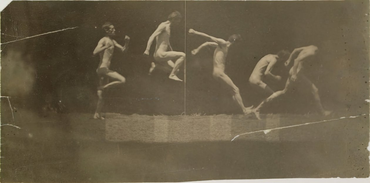 Fotografías de la rueda de Marey de George Reynolds, 1884 de Thomas Eakins
