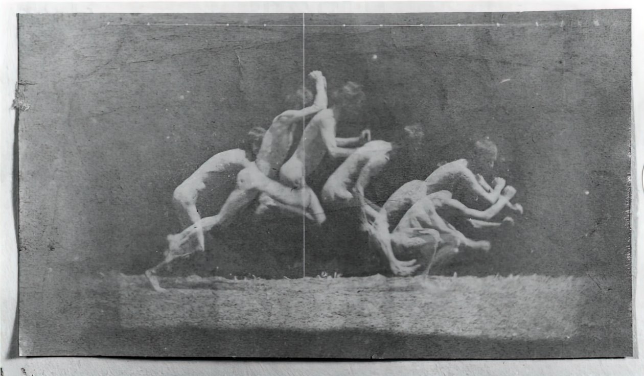 Fotografías de la rueda de Marey de George Reynolds, 1884 de Thomas Eakins