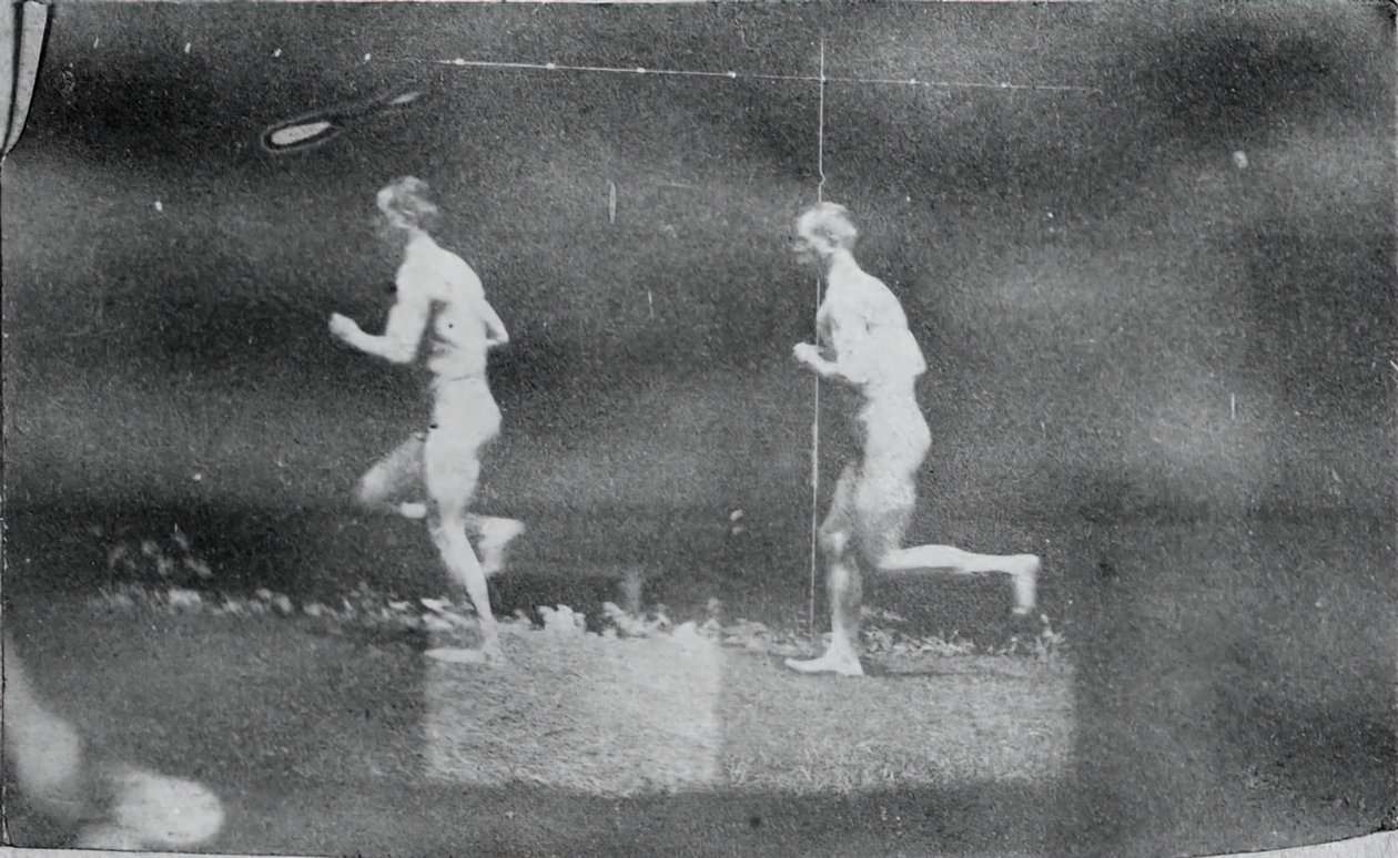 Fotografías de la rueda de Marey de Jesse Godley, 1884 de Thomas Eakins