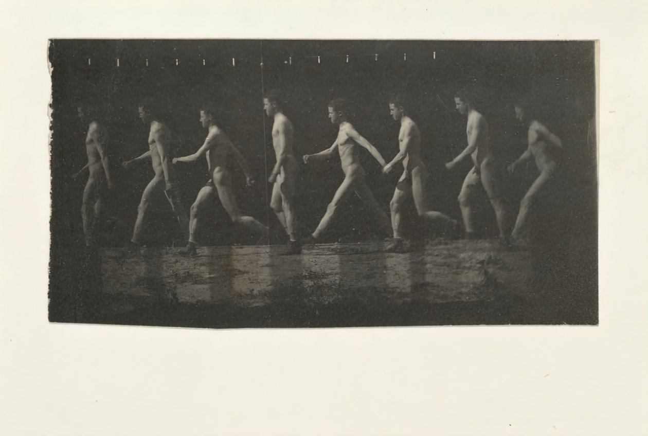 Fotografías de la rueda de Marey de modelo no identificado de Thomas Eakins