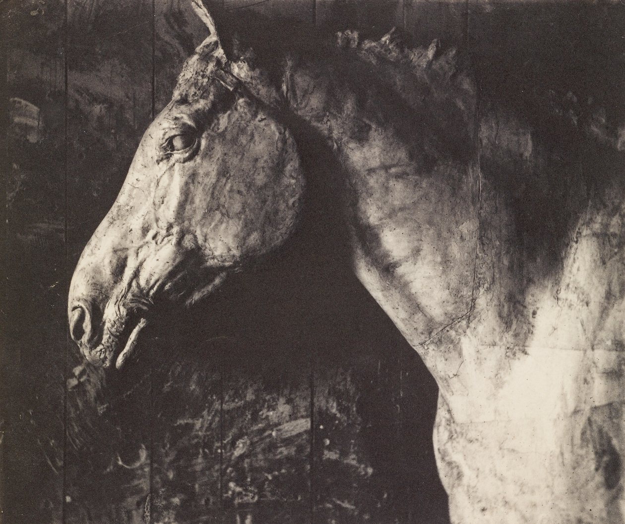 [Modelo de yeso de Clinker para un relieve ecuestre del general Grant] de Thomas Eakins
