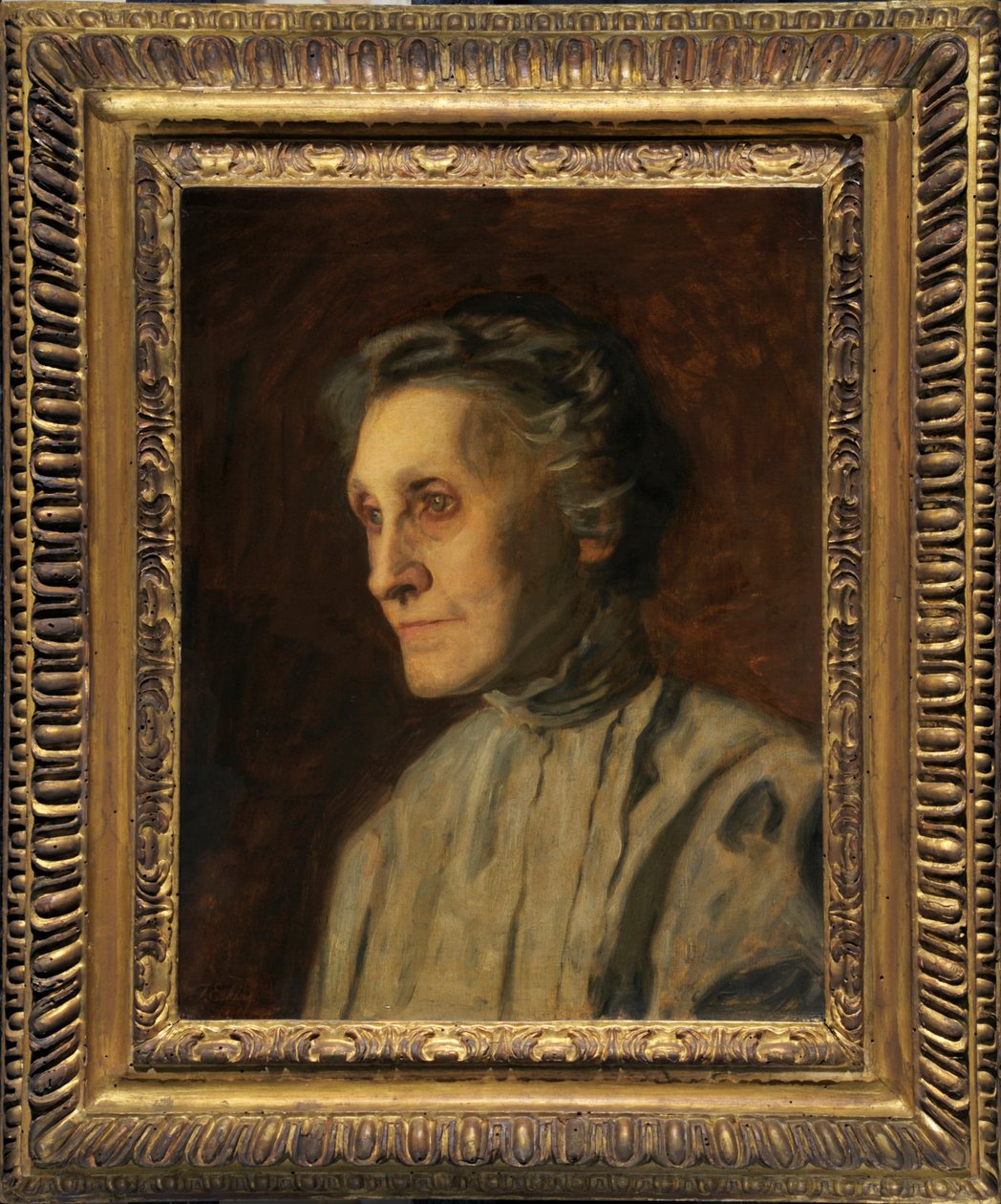 Retrato de la señora Helen Mac Knight (Retrato de una madre) de Thomas Eakins