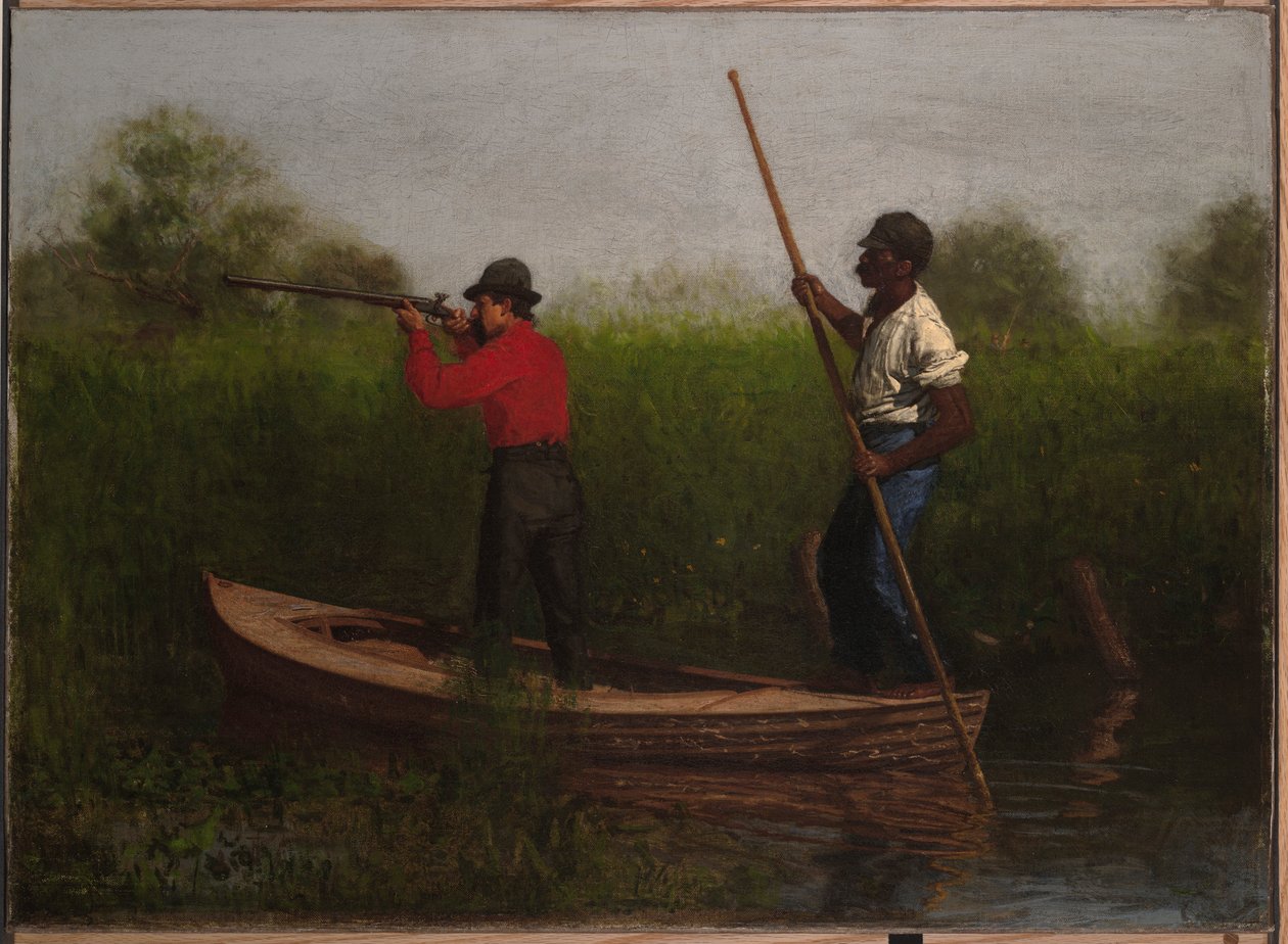 Tiroteo ferroviario en el Delaware de Thomas Eakins