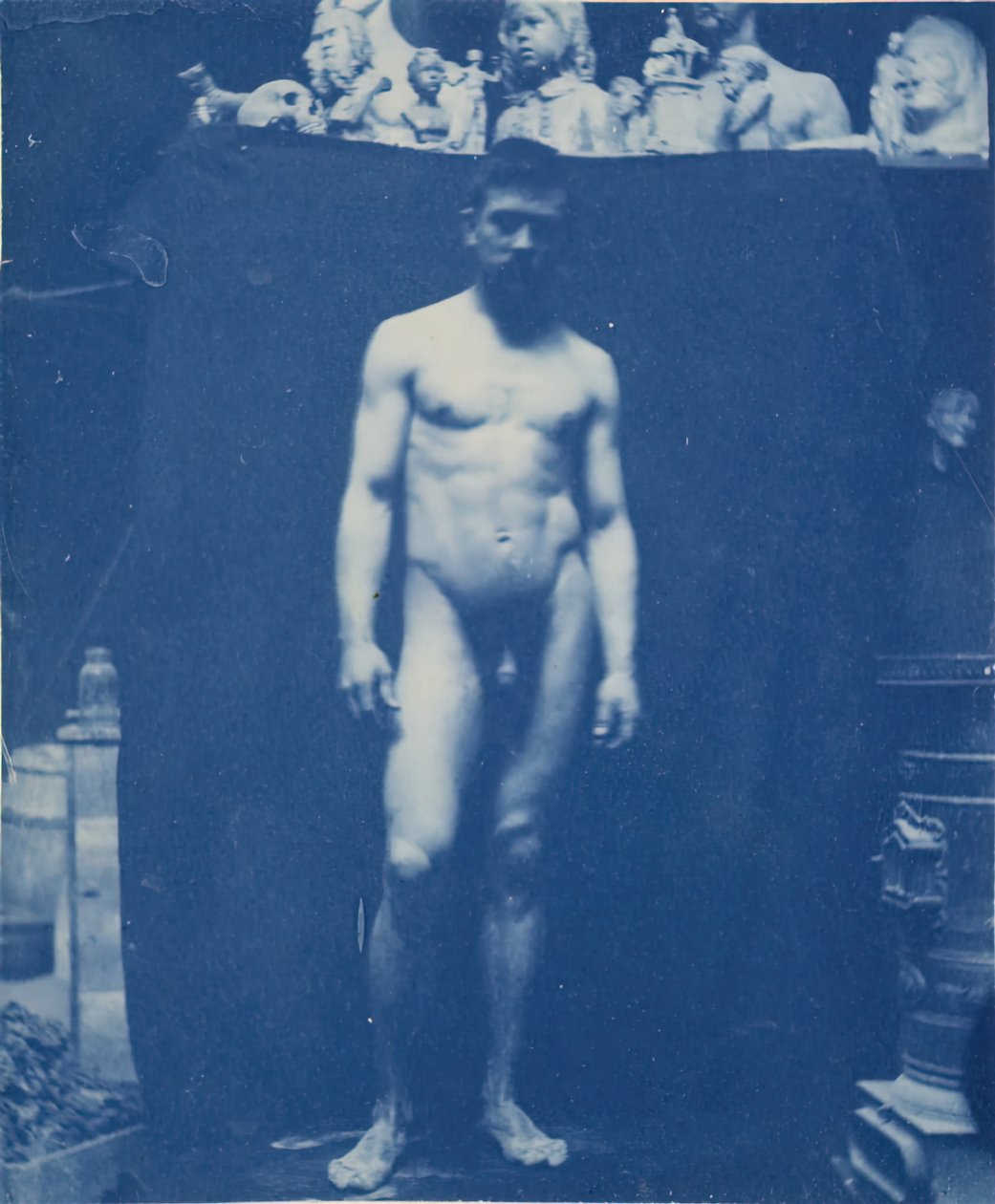 Desnudo de Pie Samuel Murray, c. 1890-1892 de Thomas Eakins