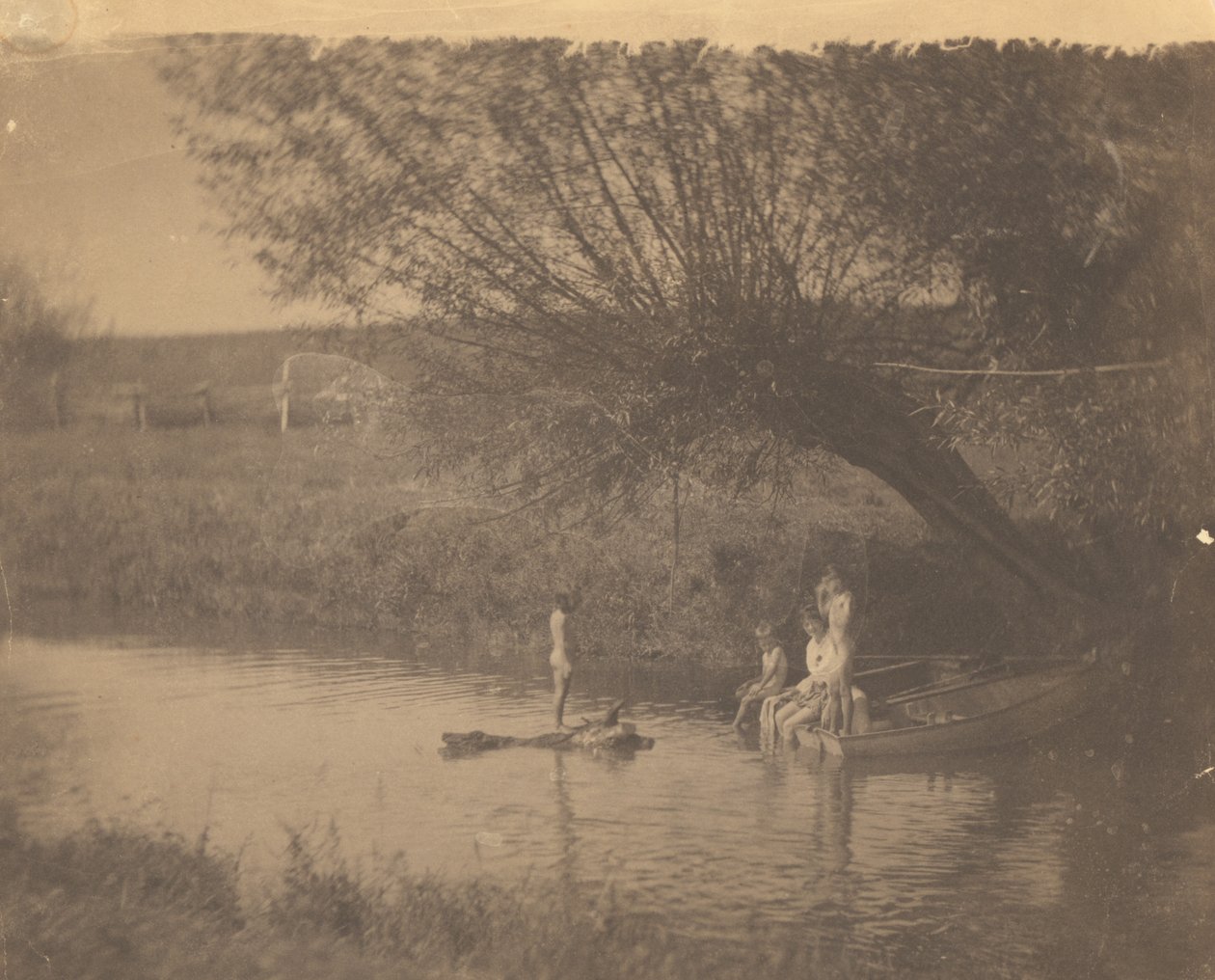 [Susan Macdowell y los niños Crowell en Avondale, Pensilvania] de Thomas Eakins