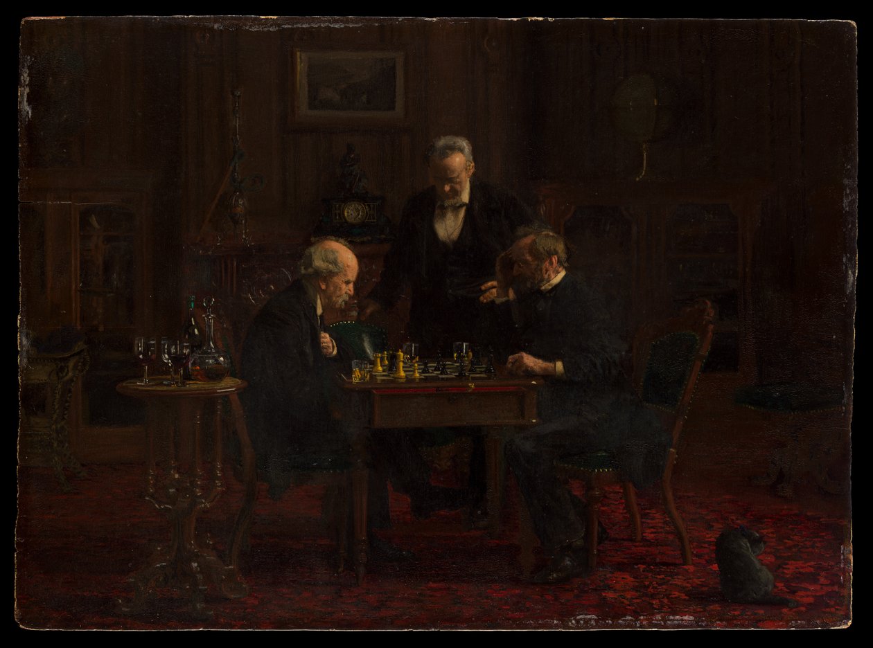 Los jugadores de ajedrez de Thomas Eakins