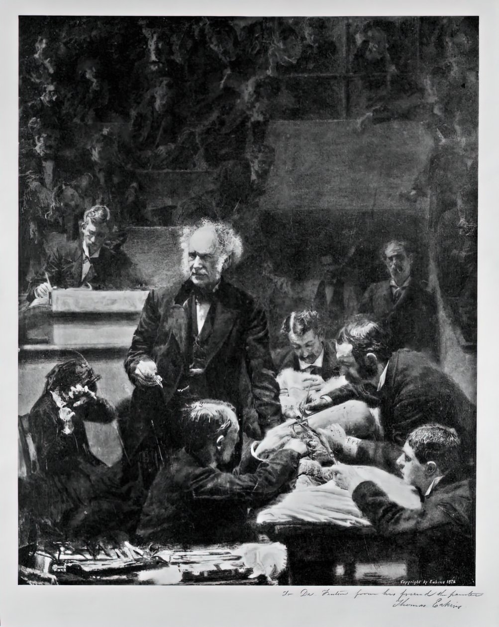 La clínica Gross, 1876 de Thomas Eakins