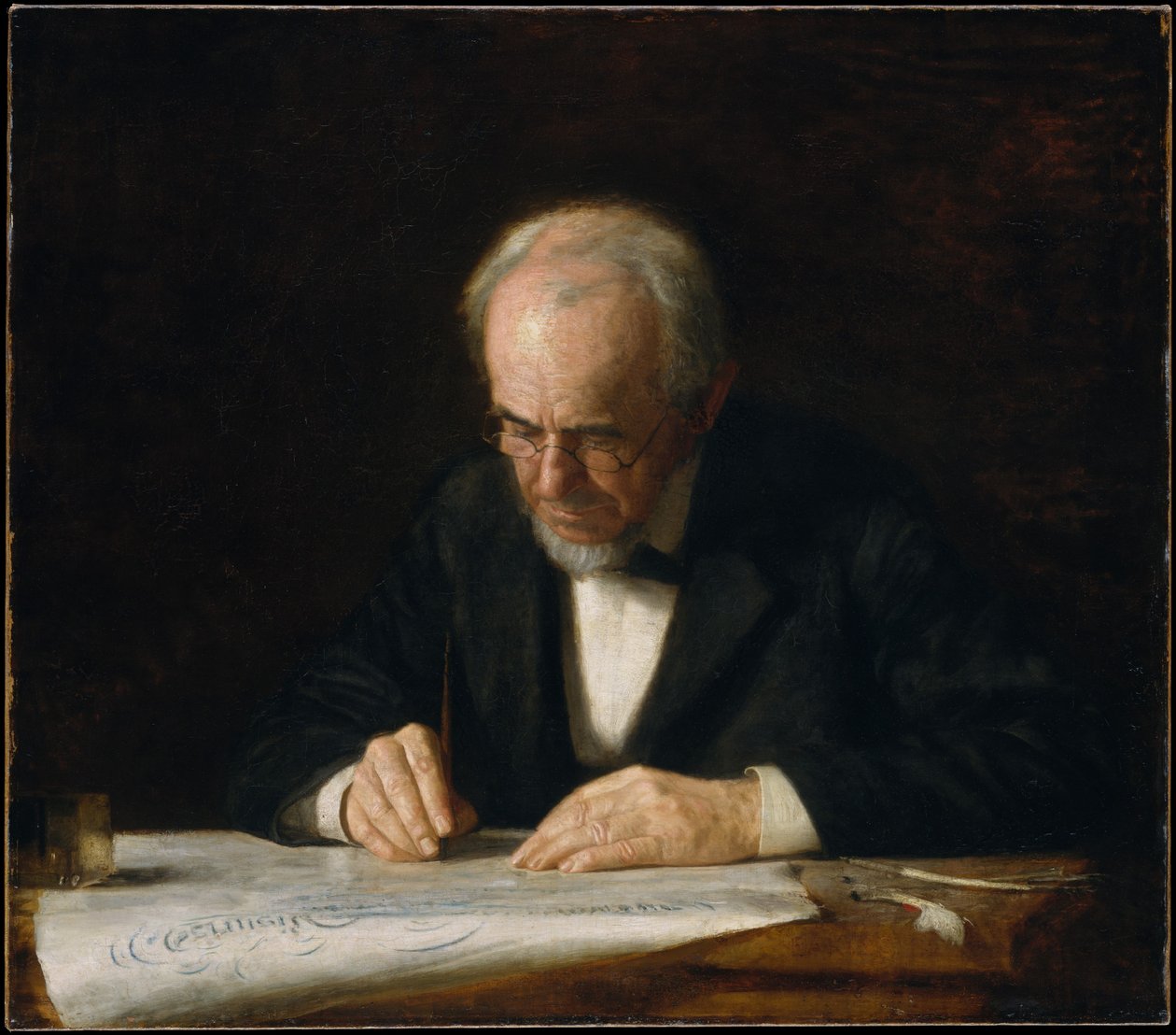 El maestro de la escritura de Thomas Eakins