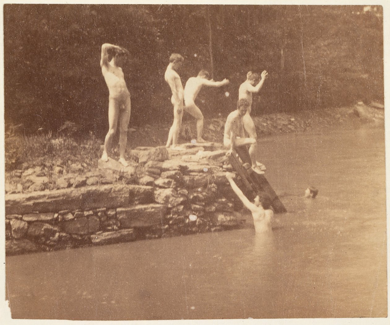 Thomas Eakins y estudiantes, c. 1883 de Thomas Eakins