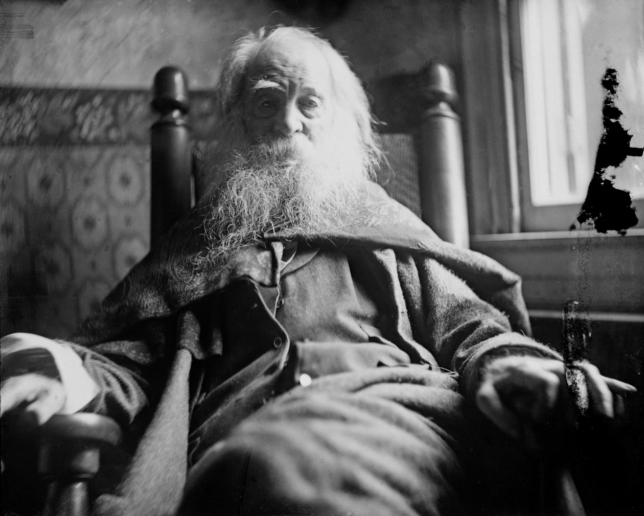 Walt Whitman en Camden, Nueva Jersey. de Thomas Eakins