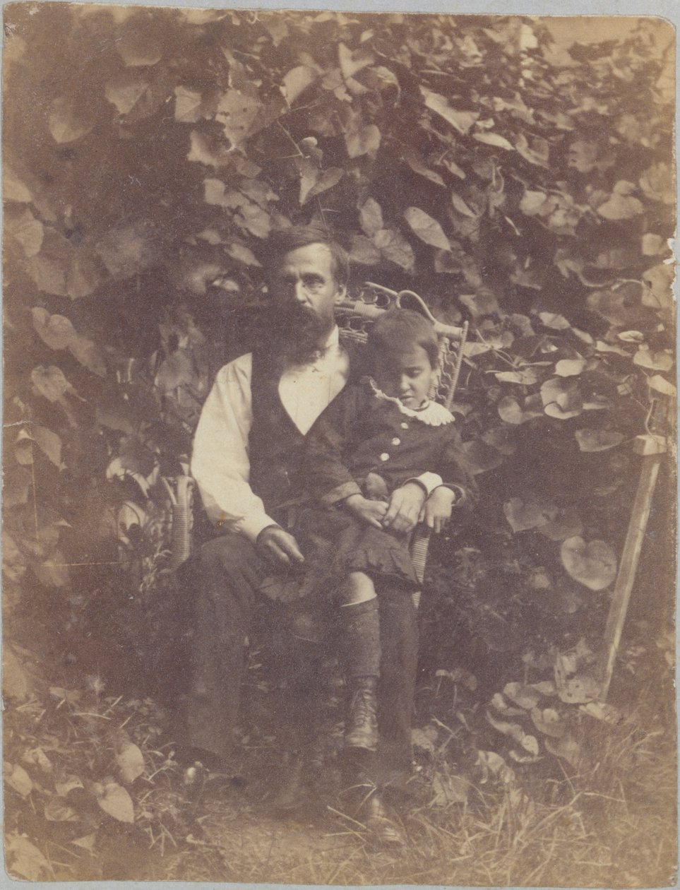 William J. Crowell con Ella, 1880 de Thomas Eakins