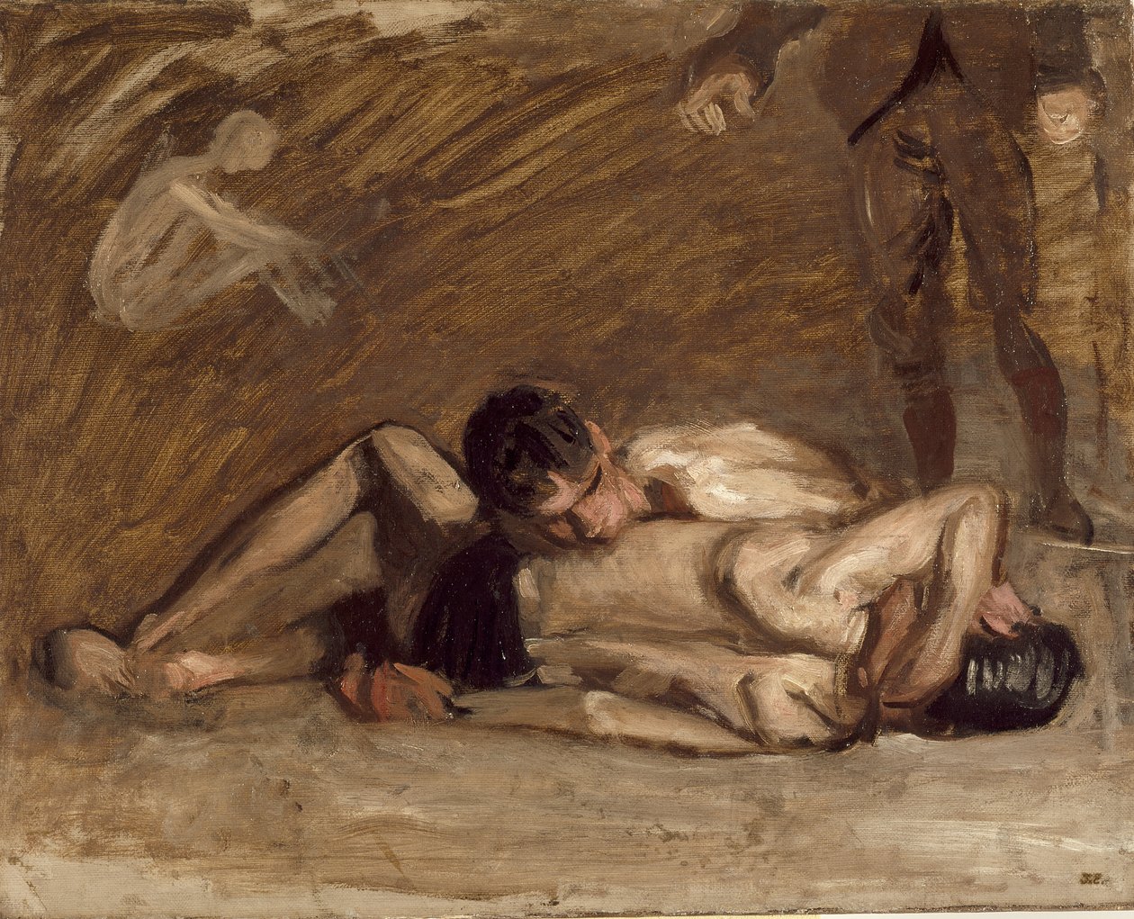 Luchadores de Thomas Eakins