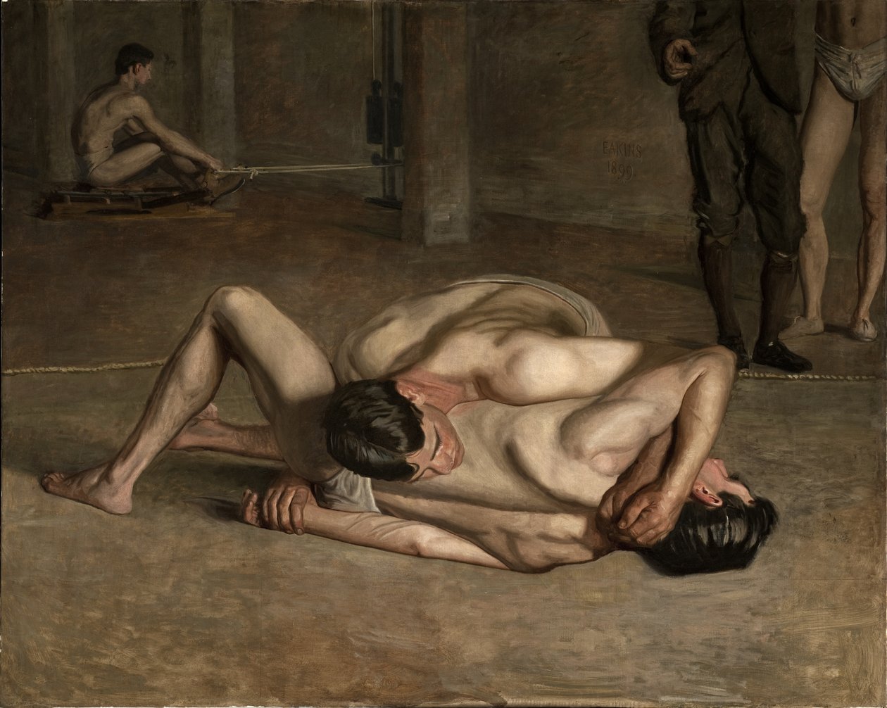 Luchadores de Thomas Eakins