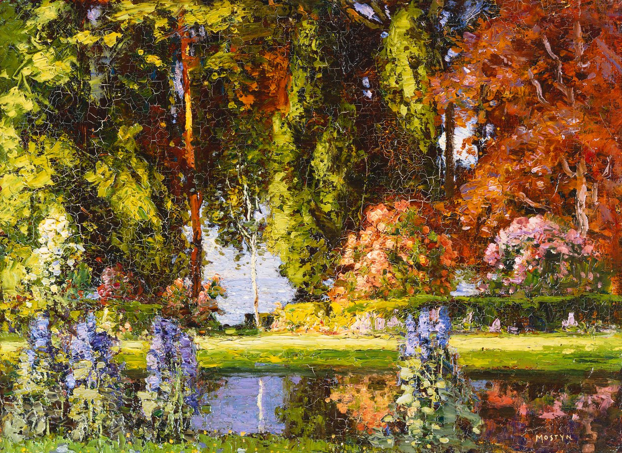 El jardín junto al mar de Thomas Edwin Mostyn