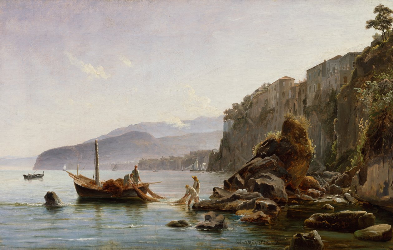 Pescadores en Sorrento de Thomas Fearnley