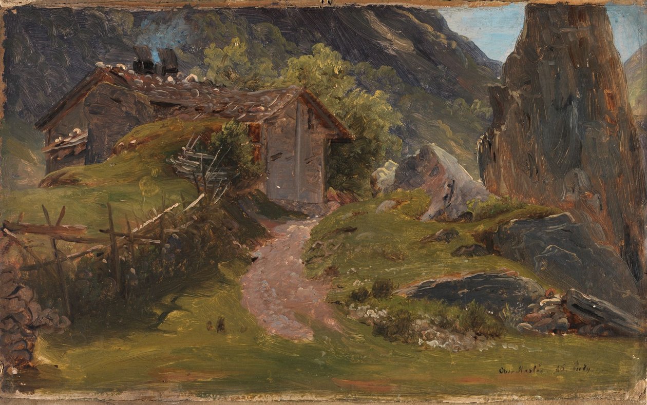 Desde Oberhasli, en Suiza de Thomas Fearnley
