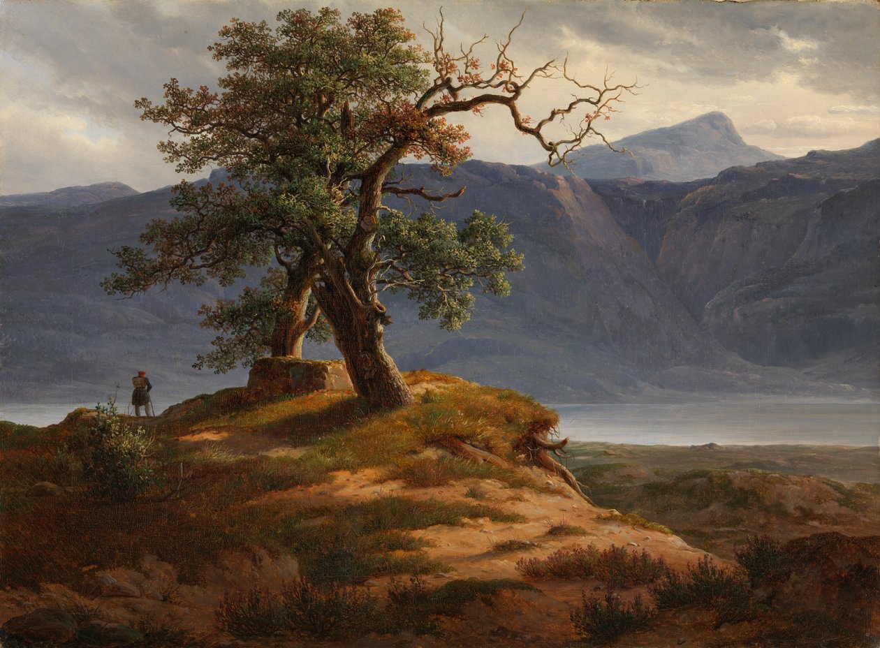 Paisaje con viajero de Thomas Fearnley