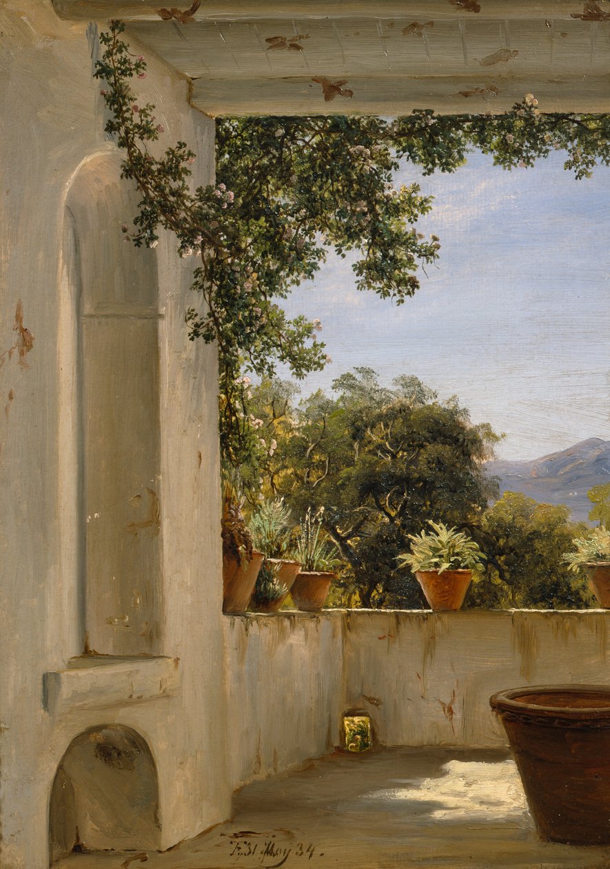 Terraza en Sorrento de Thomas Fearnley