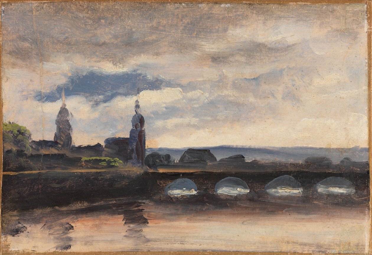 El puente de Augusto en Dresde de Thomas Fearnley