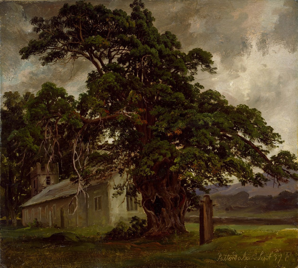 La iglesia de Patterdale de Thomas Fearnley